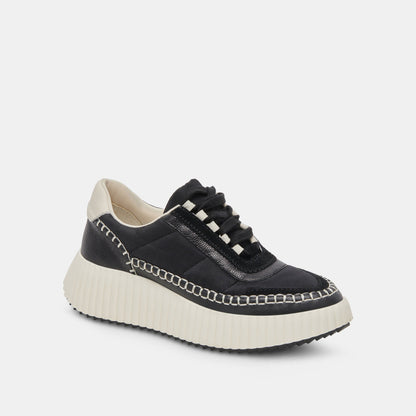 Dolce Vita Dolen Black Nylon Sneakers