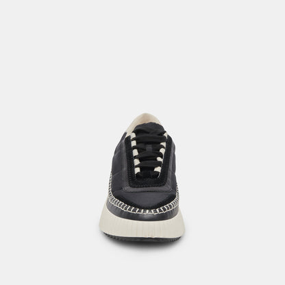 Dolce Vita Dolen Black Nylon Sneakers