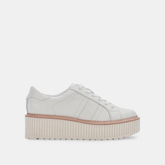 Dolce Vita TIGER SNEAKERS WHITE LEATHER