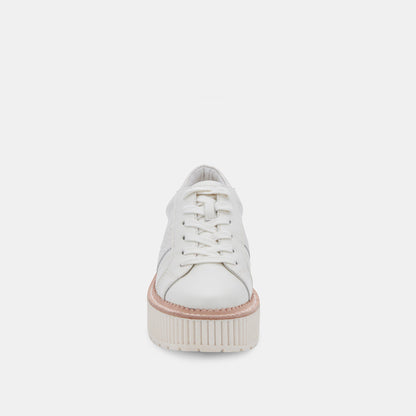 Dolce Vita TIGER SNEAKERS WHITE LEATHER