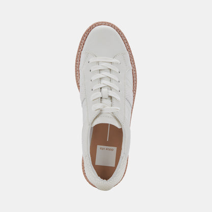 Dolce Vita TIGER SNEAKERS WHITE LEATHER