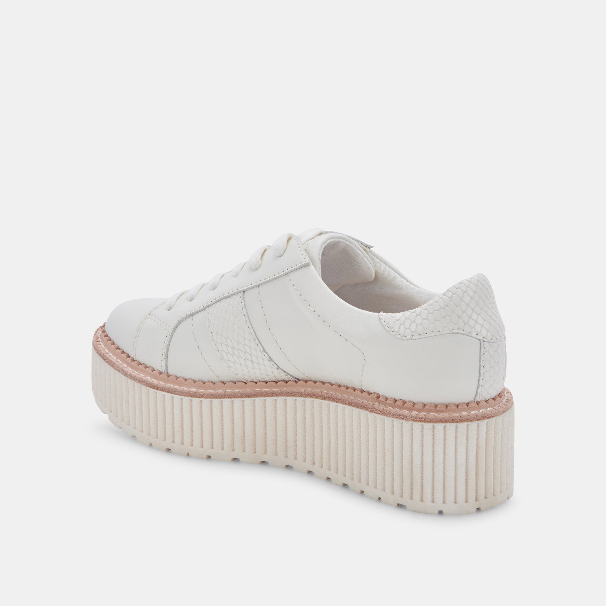 Dolce Vita TIGER SNEAKERS WHITE LEATHER
