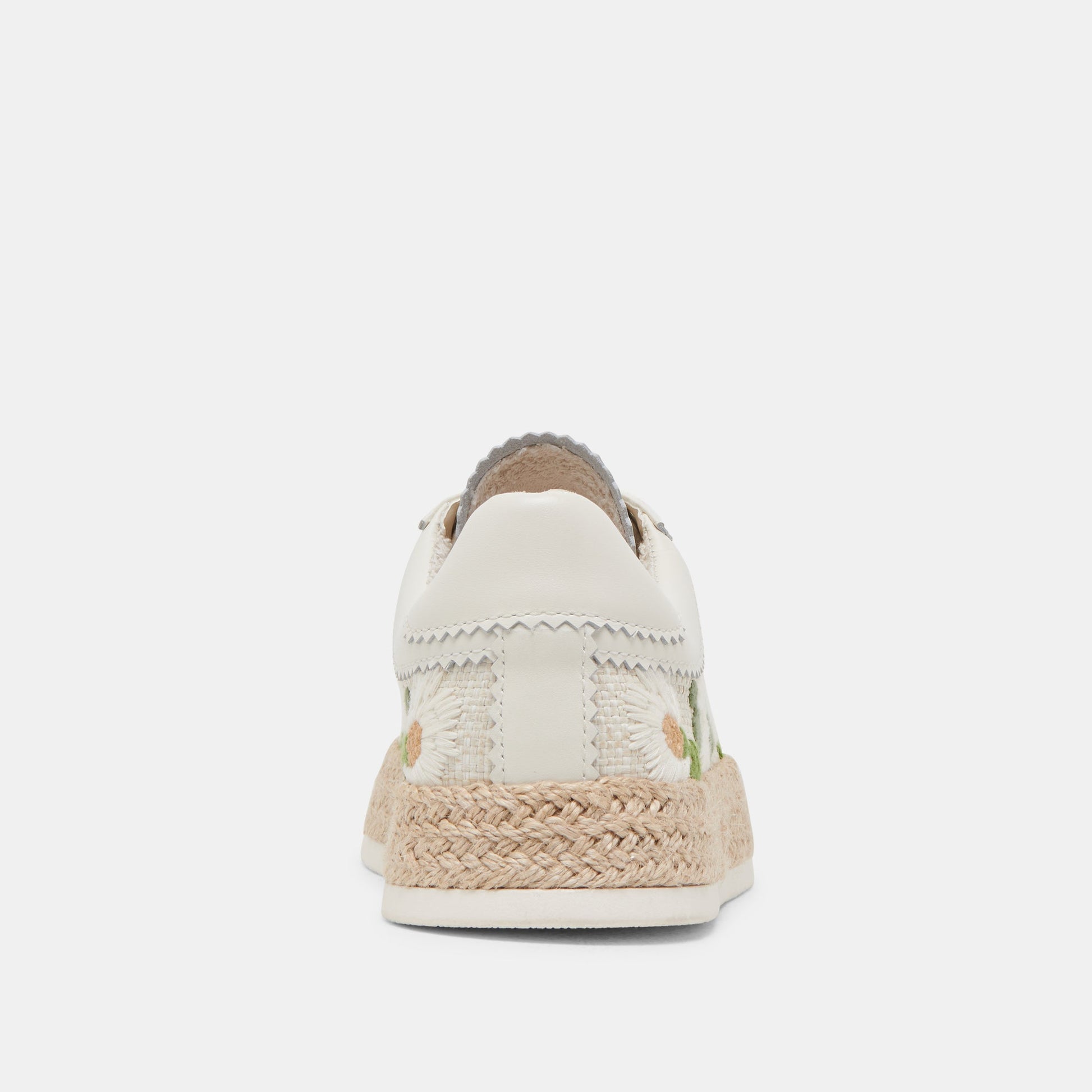 Dolce Vita AZALIA SNEAKERS WHITE FLORAL RAFFIA