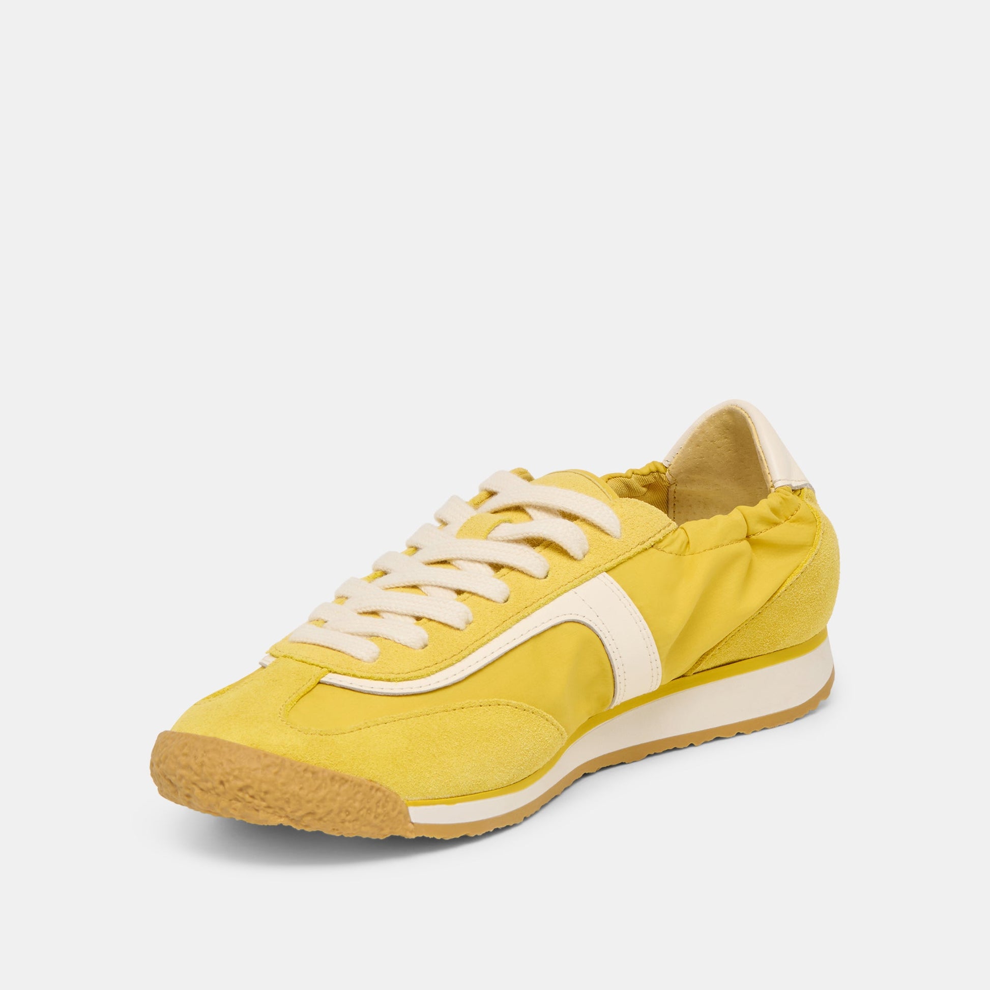 Dolce Vita Sariya Yellow Nylon Sneakers