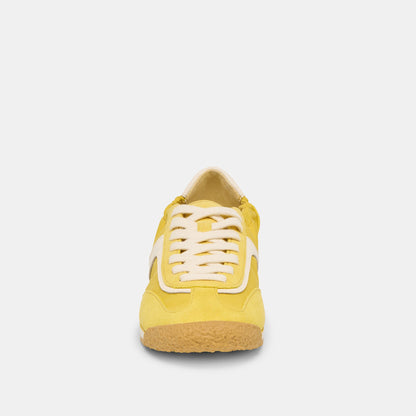 Dolce Vita Sariya Yellow Nylon Sneakers