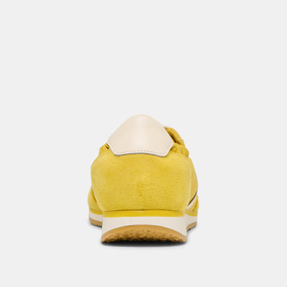 Dolce Vita Sariya Yellow Nylon Sneakers