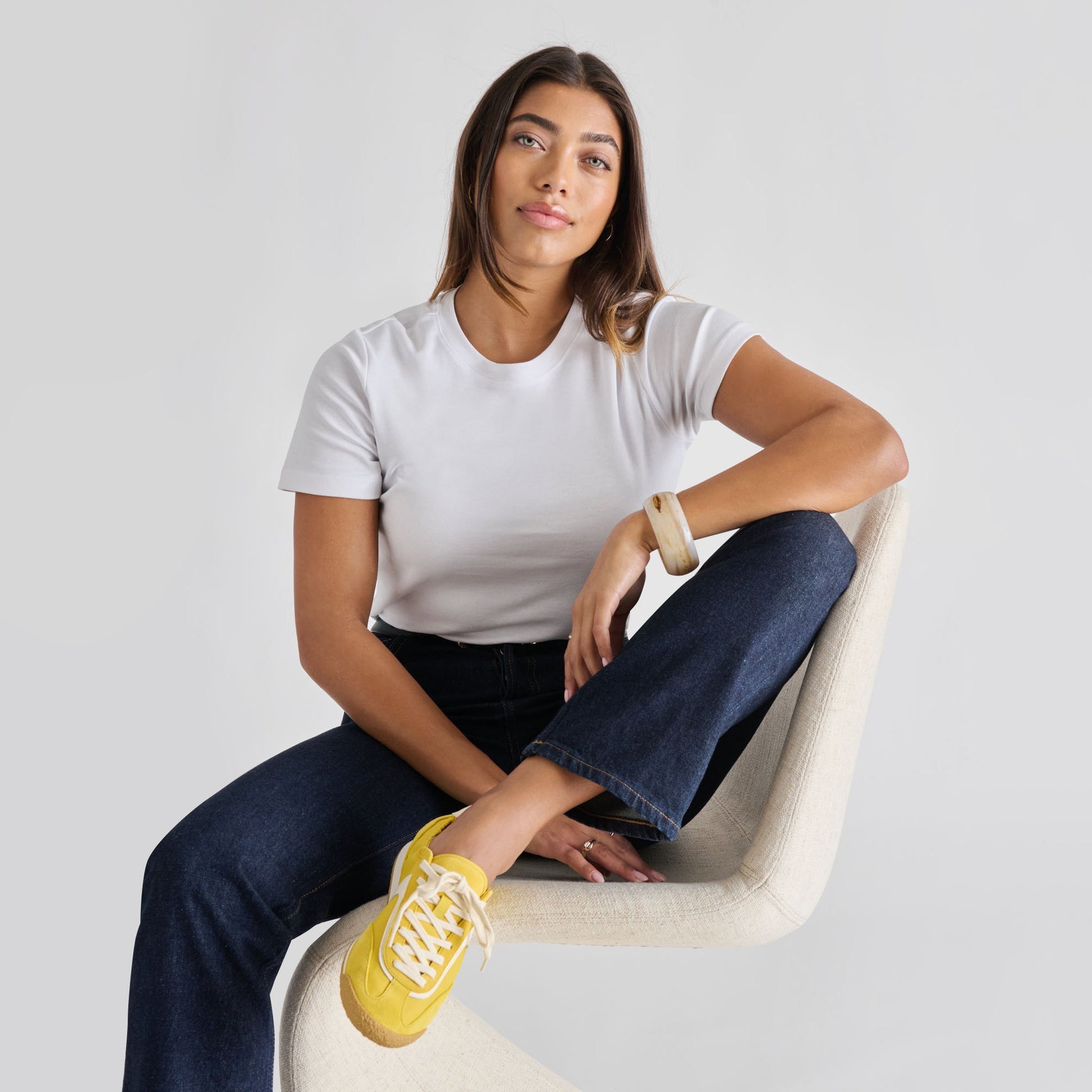 Dolce Vita Sariya Yellow Nylon Sneakers