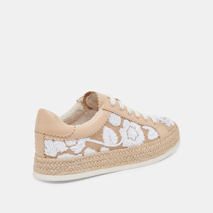 Dolce Vita AZALIA SNEAKERS NATURAL MULTI FLORAL SEQUIN