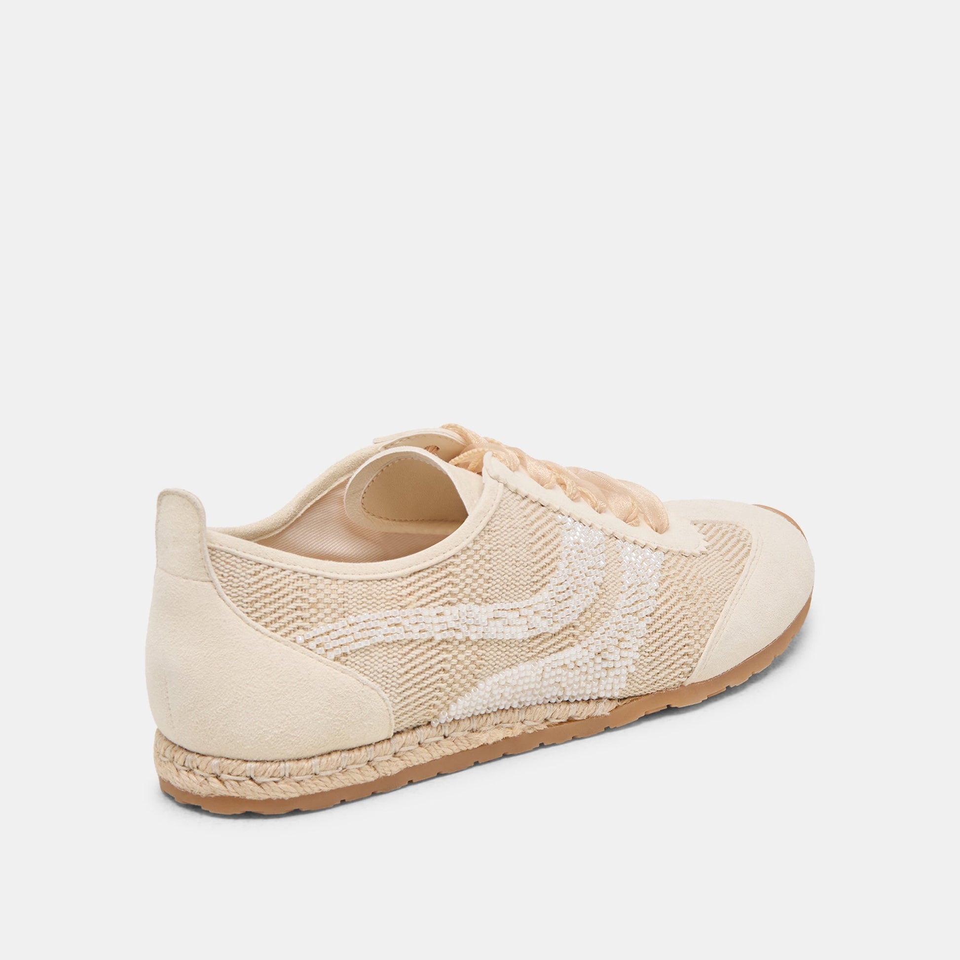 Dolce Vita DREAM BEAD SNEAKERS NATURAL MULTI BURLAP