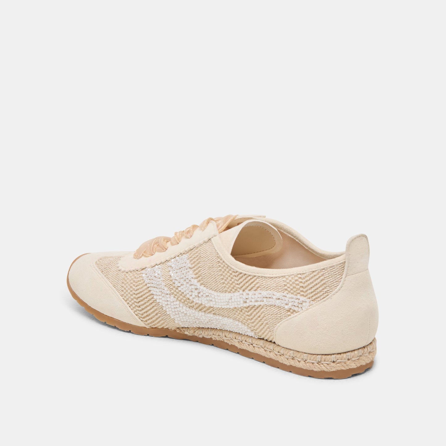 Dolce Vita DREAM BEAD SNEAKERS NATURAL MULTI BURLAP