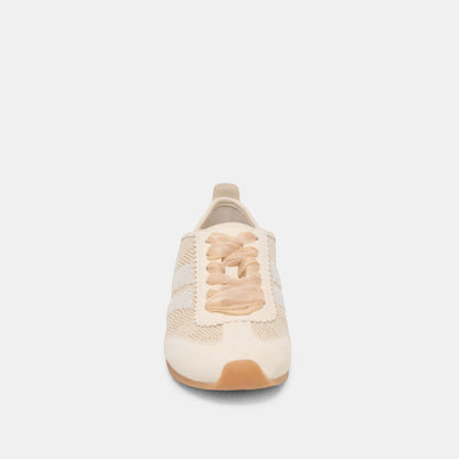 Dolce Vita DREAM BEAD SNEAKERS NATURAL MULTI BURLAP