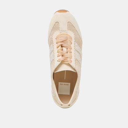 Dolce Vita DREAM BEAD SNEAKERS NATURAL MULTI BURLAP