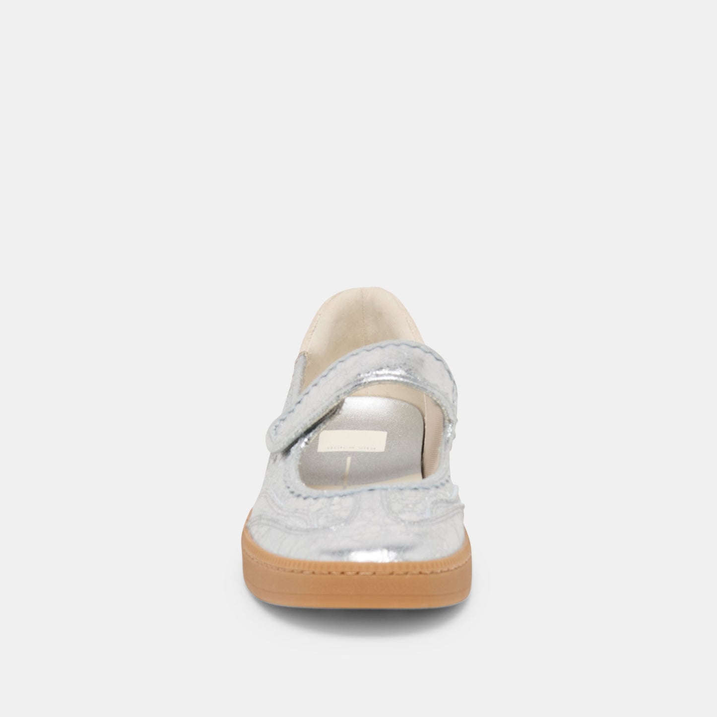 Dolce Vita Nanet Silver Leather Sneakers