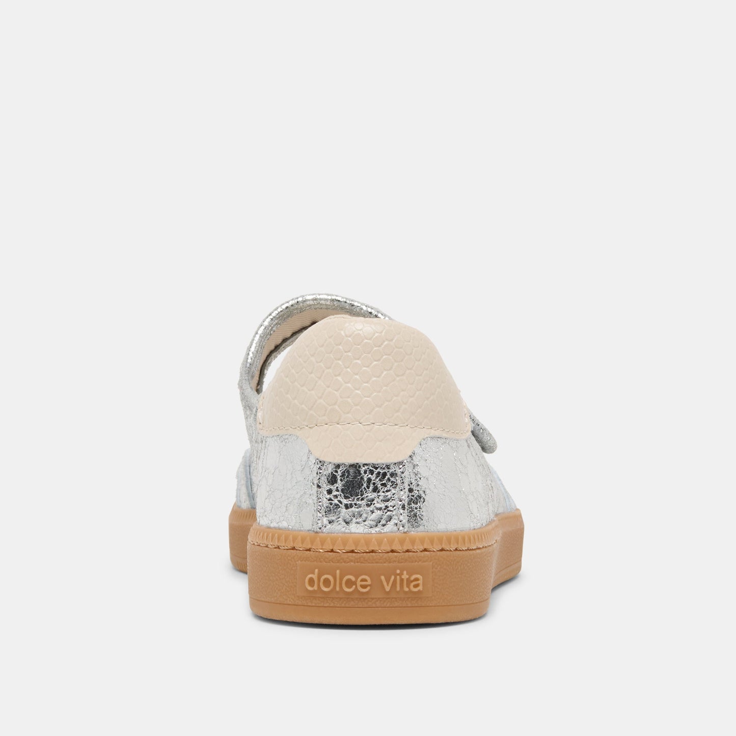 Dolce Vita Nanet Silver Leather Sneakers