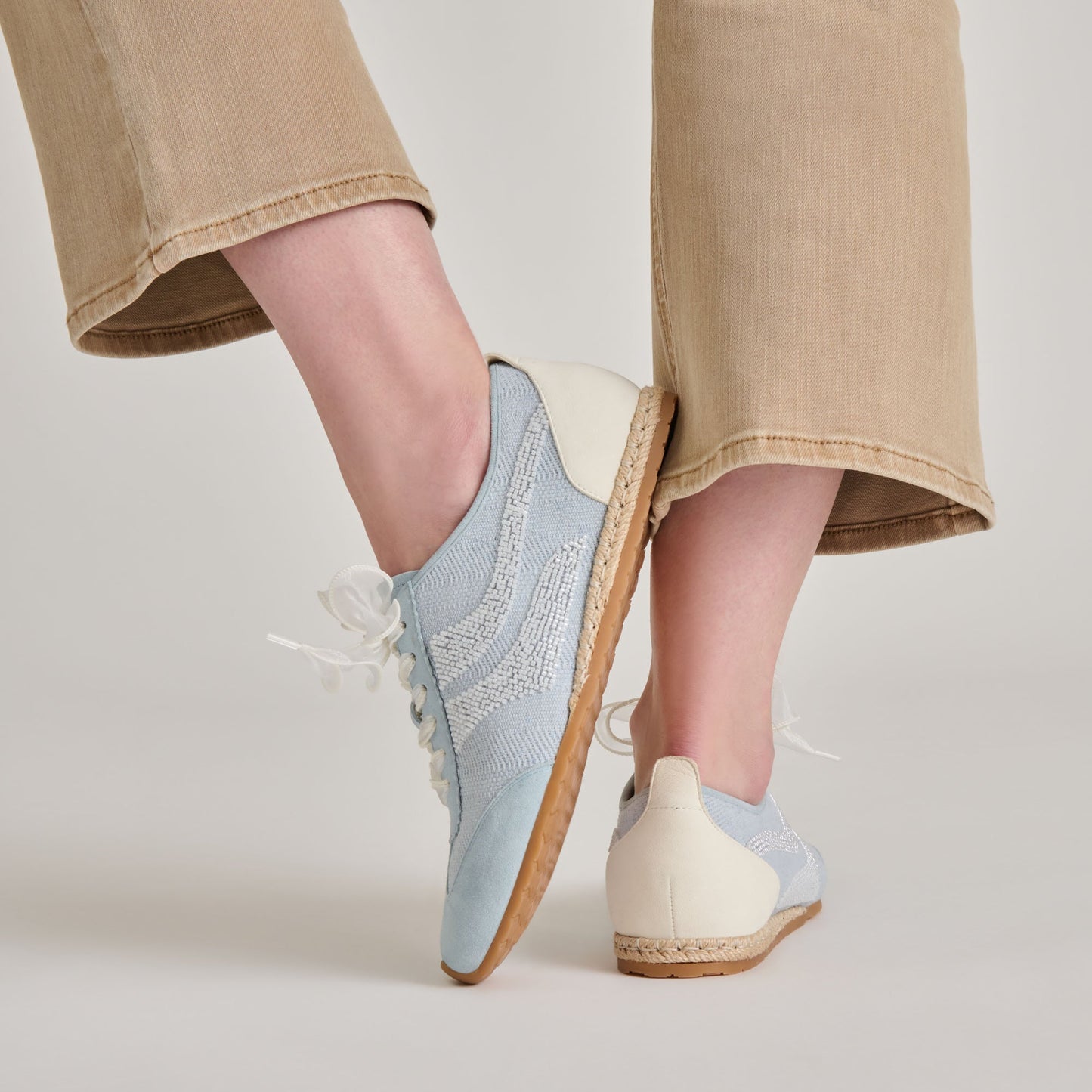 Dolce Vita DREAM BEAD SNEAKERS BLUE MULTI BURLAP