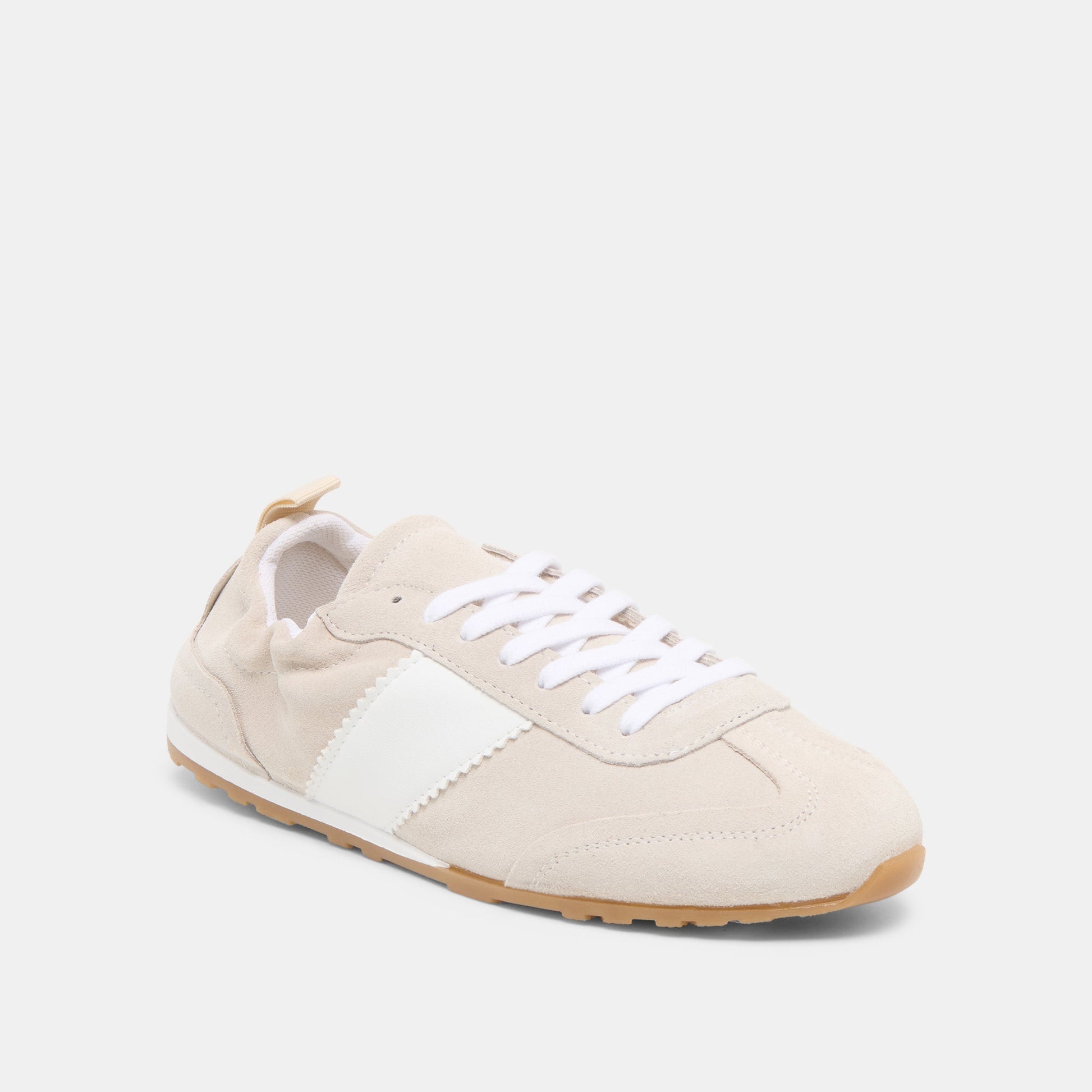 Dolce Vita Shyla Taupe Suede Sneakers