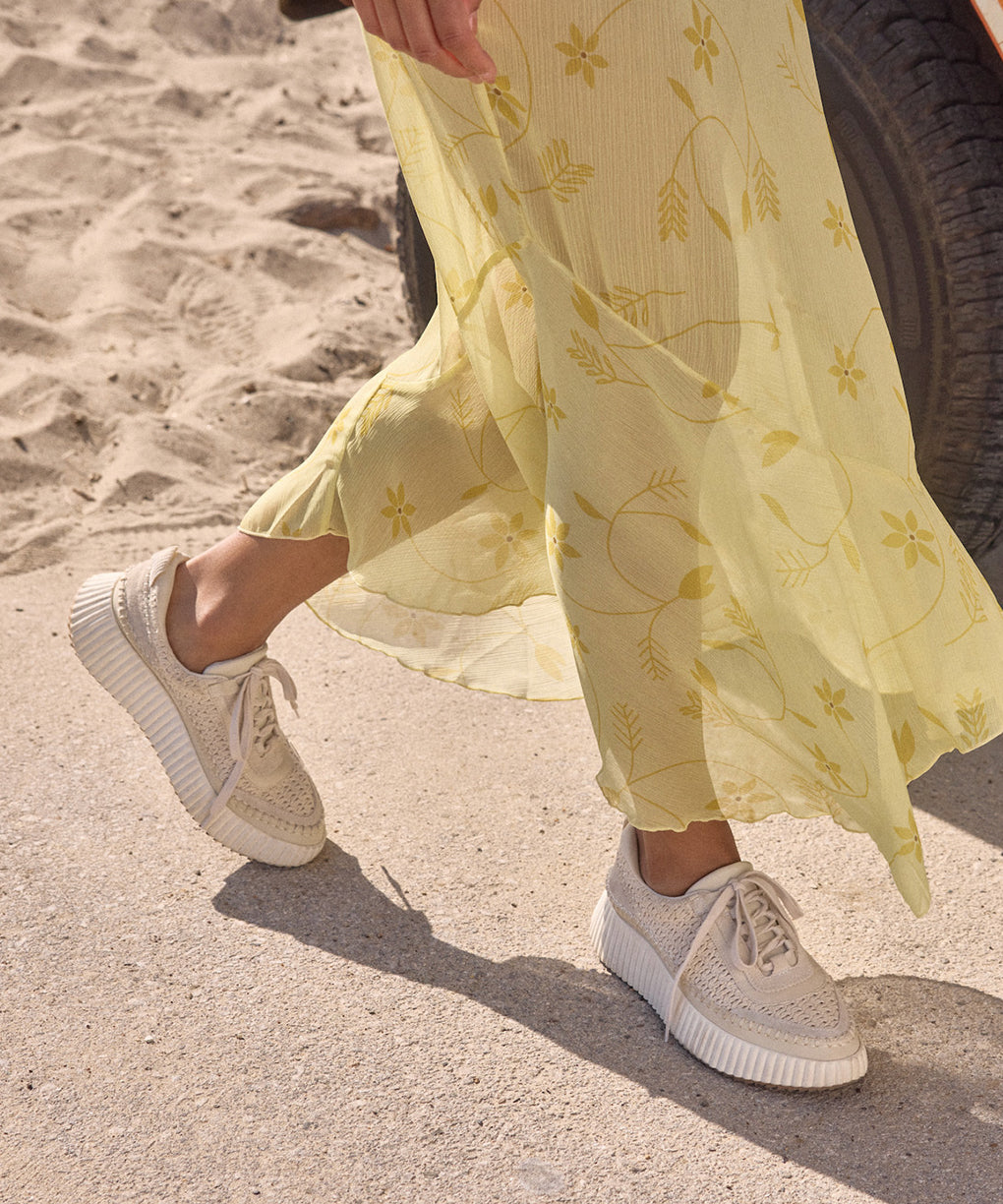 Dolce Vita Dolen Sneakers in Sandstone Knit - Dolce Vita Women's Footwear
