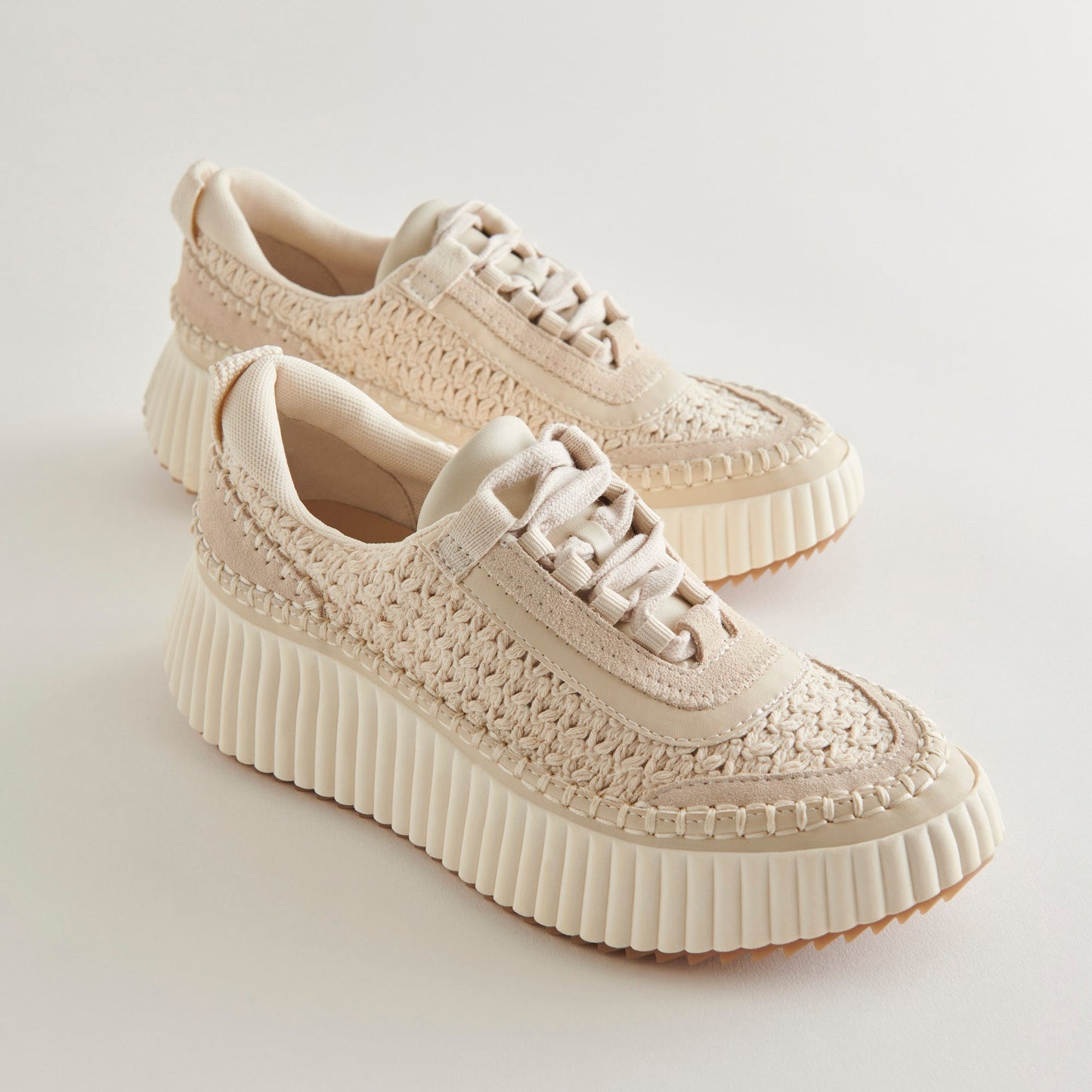 Dolce Vita Dolen Sneakers in Sandstone Knit - Dolce Vita Women's Footwear