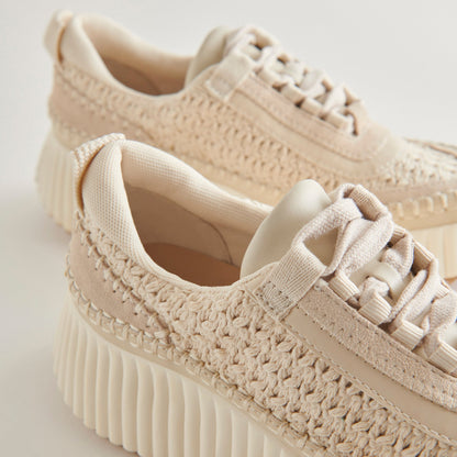 Dolce Vita Dolen Sneakers in Sandstone Knit - Dolce Vita Women's Footwear