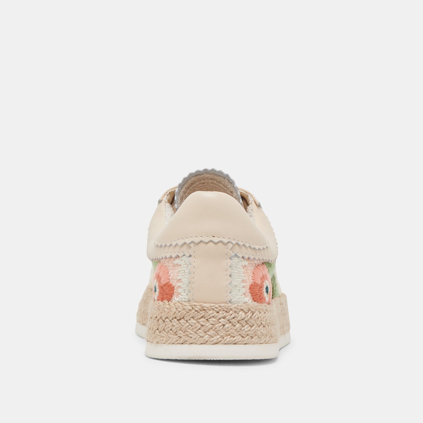 Dolce Vita Azalia Pink Floral Raffia Sneakers
