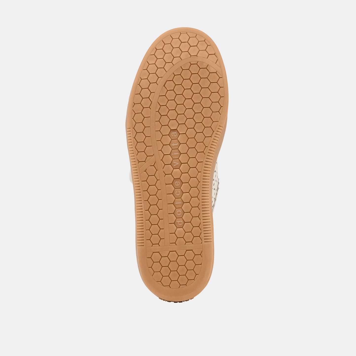Dolce Vita Nanet White Perforated Leather Sneakers