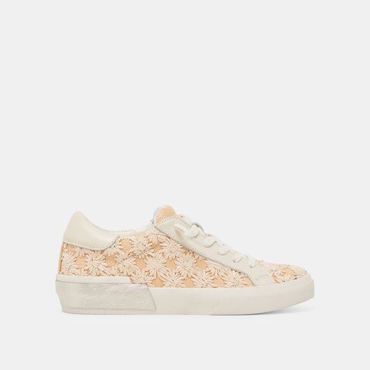 Dolce Vita ZINA FLORAL SNEAKERS CREME FLORAL RAFFIA