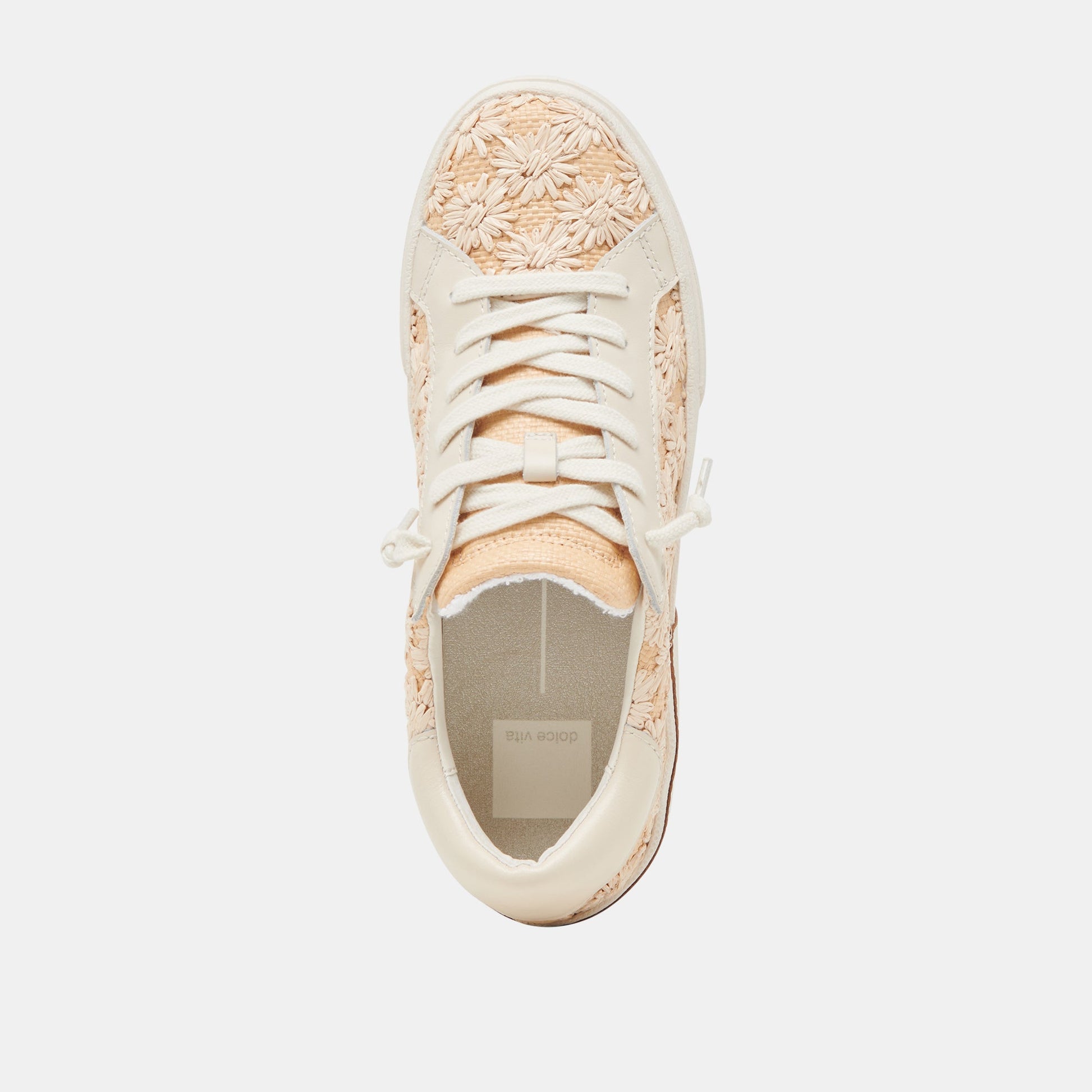 Dolce Vita ZINA FLORAL SNEAKERS CREME FLORAL RAFFIA