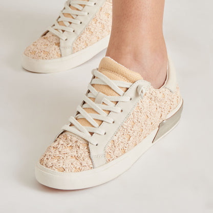 Dolce Vita ZINA FLORAL SNEAKERS CREME FLORAL RAFFIA