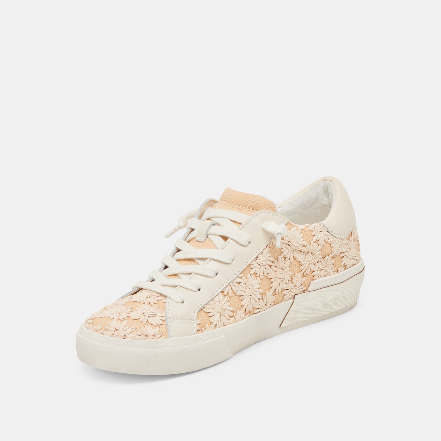 Dolce Vita ZINA FLORAL SNEAKERS CREME FLORAL RAFFIA