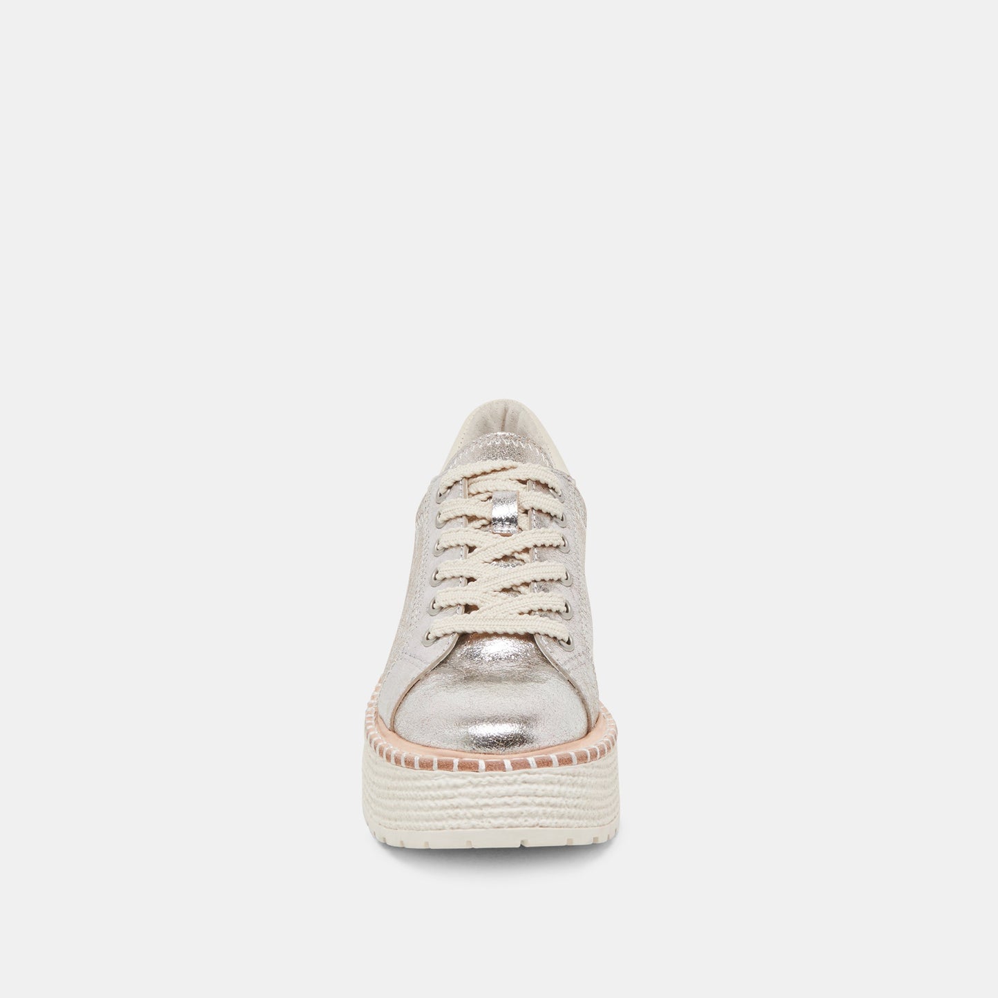 Dolce Vita TWAIN SNEAKERS SILVER CRACKLED LEATHER