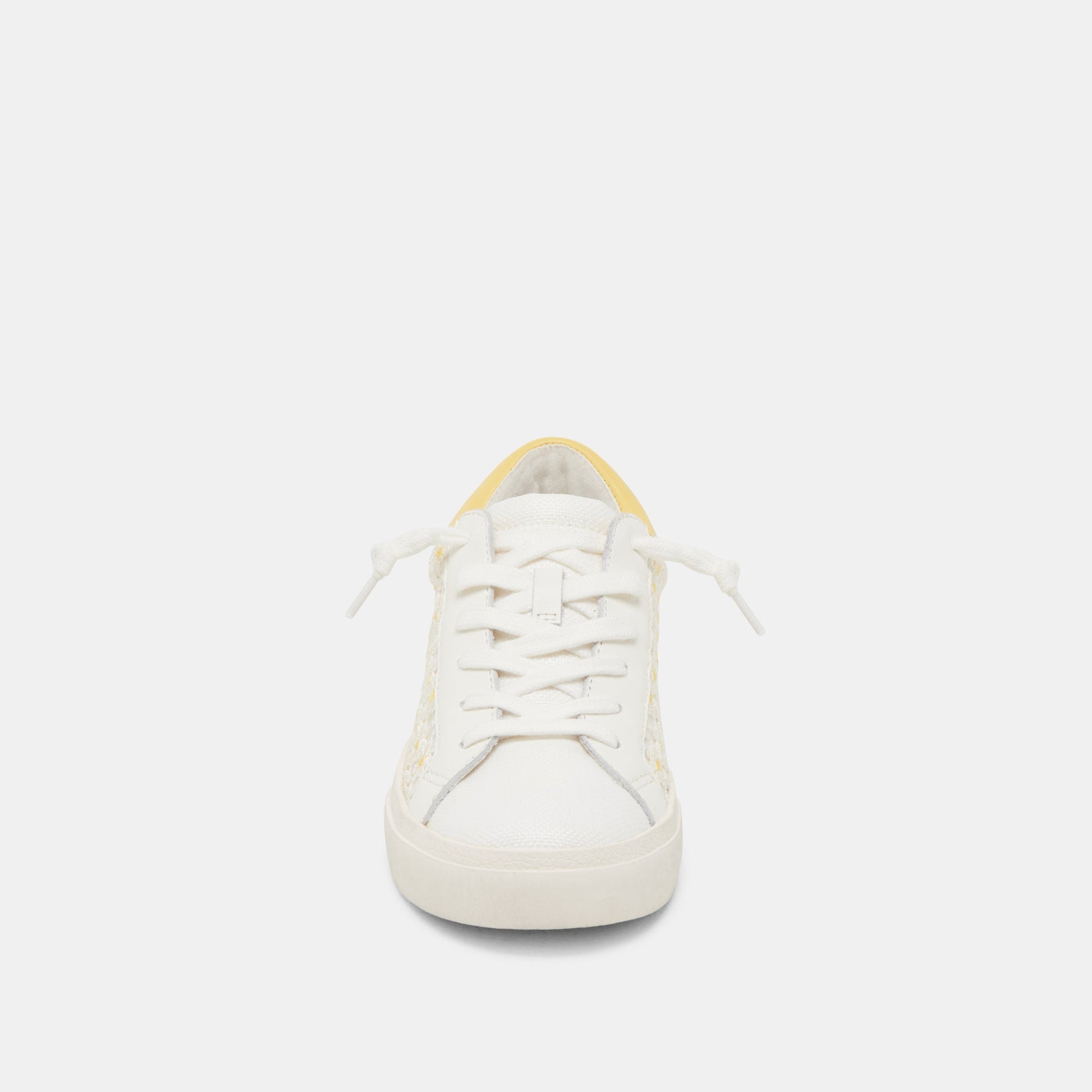 Dolce Vita ZINA FLORAL SNEAKERS WHITE YELLOW FLORAL MESH