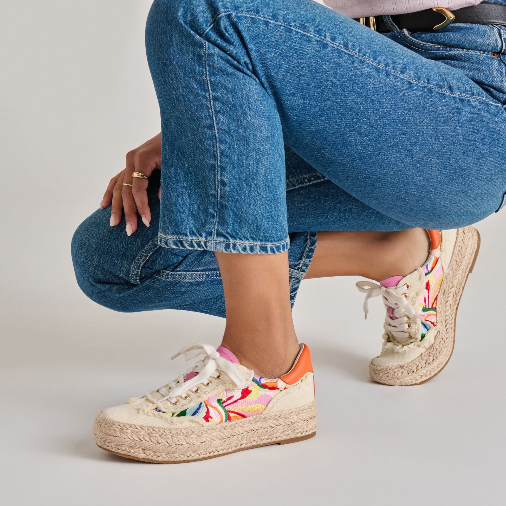 Dolce Vita FREDY SNEAKERS FLORAL MULTI CANVAS