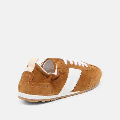 Dolce Vita Shyla Cognac Suede Sneakers
