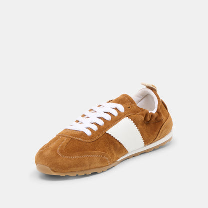 Dolce Vita Shyla Cognac Suede Sneakers