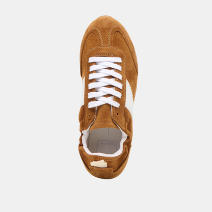 Dolce Vita Shyla Cognac Suede Sneakers