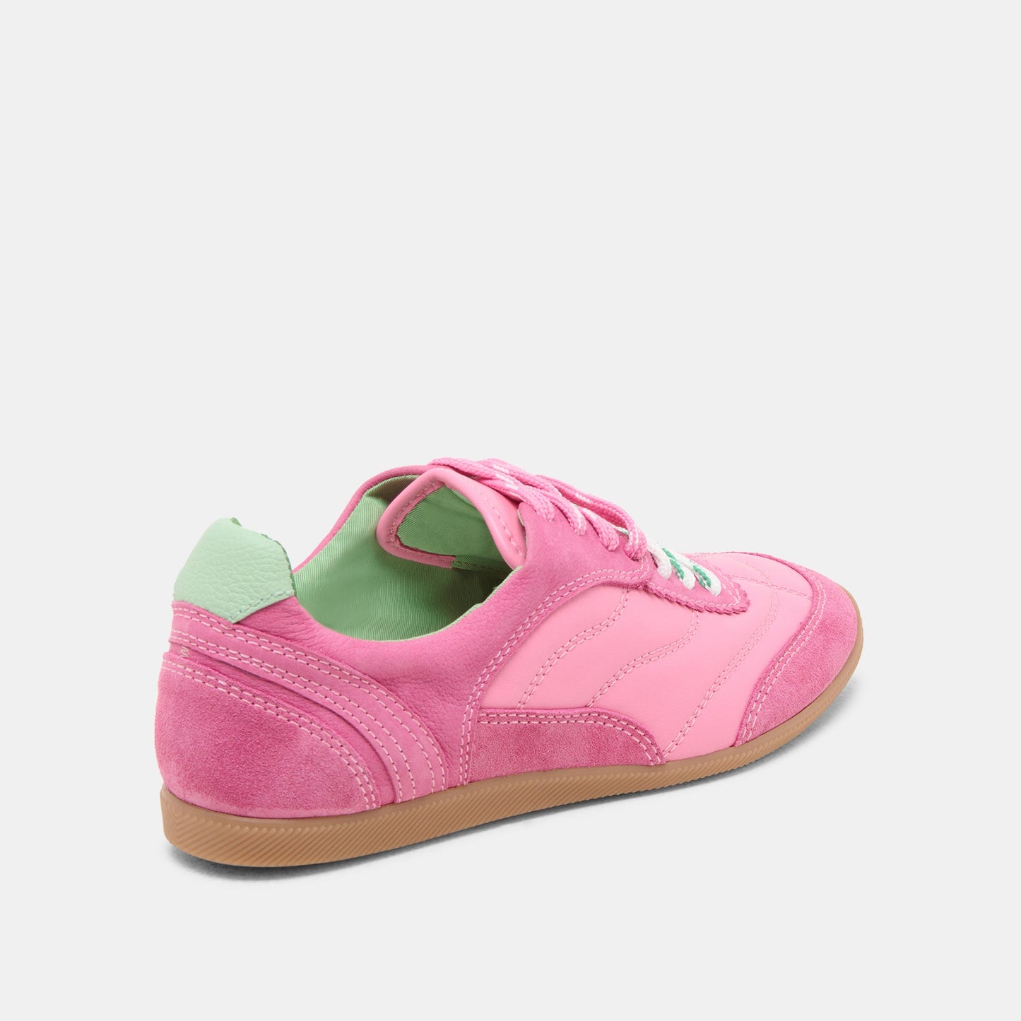 Dolce Vita Laini Pink Multi Leather Sneakers