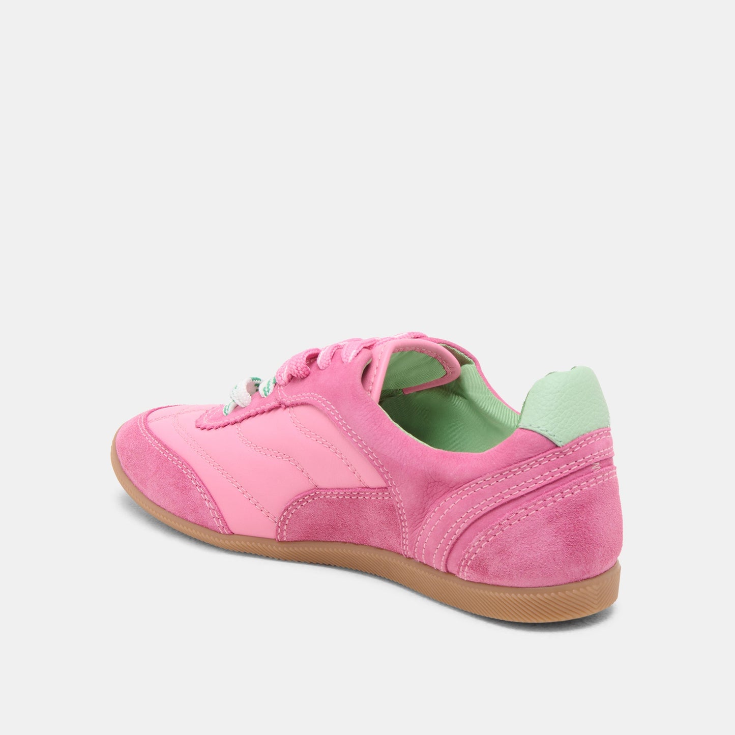 Dolce Vita Laini Pink Multi Leather Sneakers