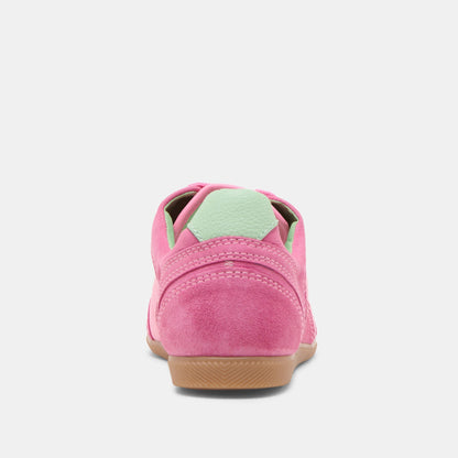 Dolce Vita Laini Pink Multi Leather Sneakers