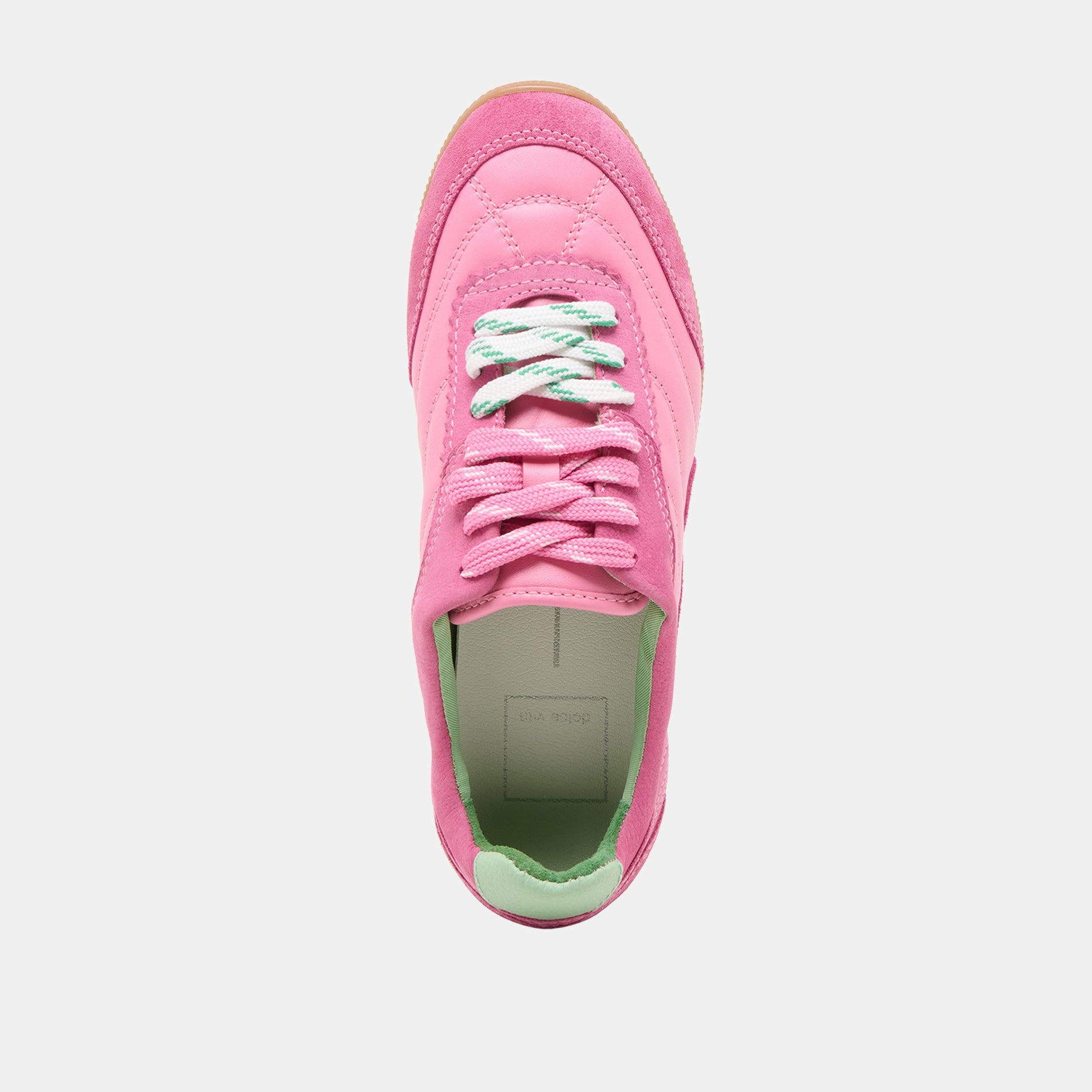 Dolce Vita Laini Pink Multi Leather Sneakers