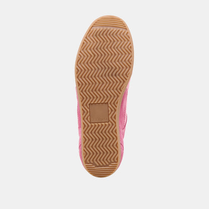 Dolce Vita Laini Pink Multi Leather Sneakers