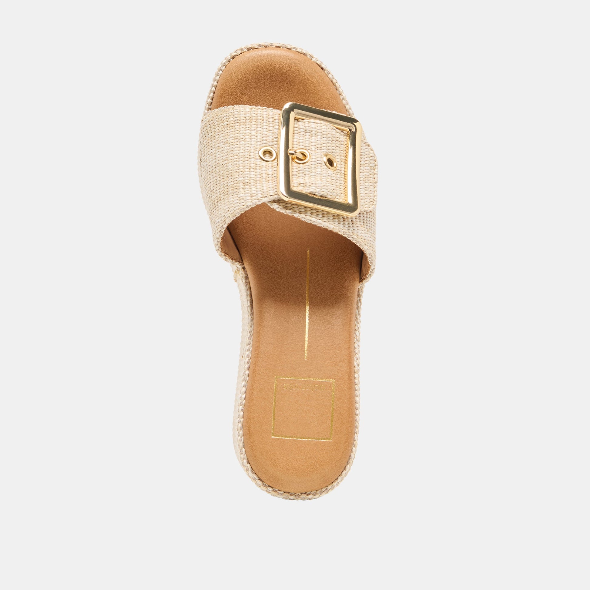 Dolce Vita Jilian Lt Natural Raffia Wedges