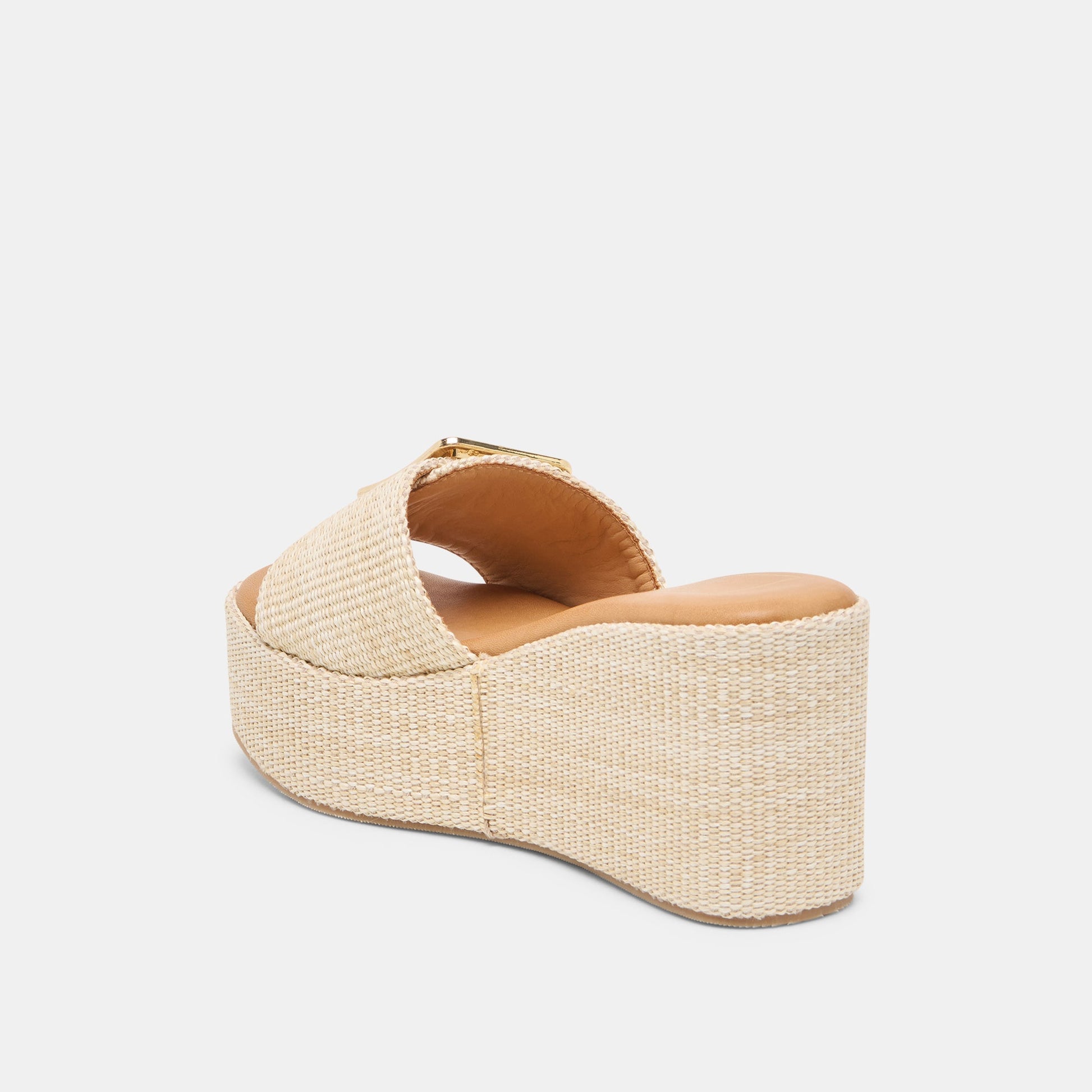 Dolce Vita Jilian Lt Natural Raffia Wedges