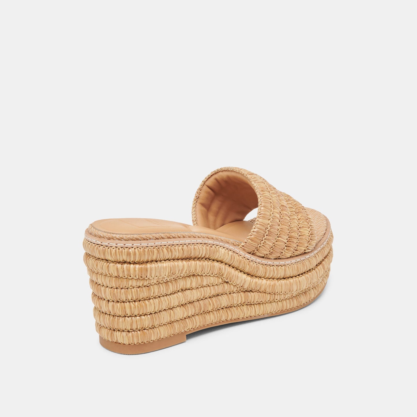 Dolce Vita Throne Lt Natural Raffia Wedges