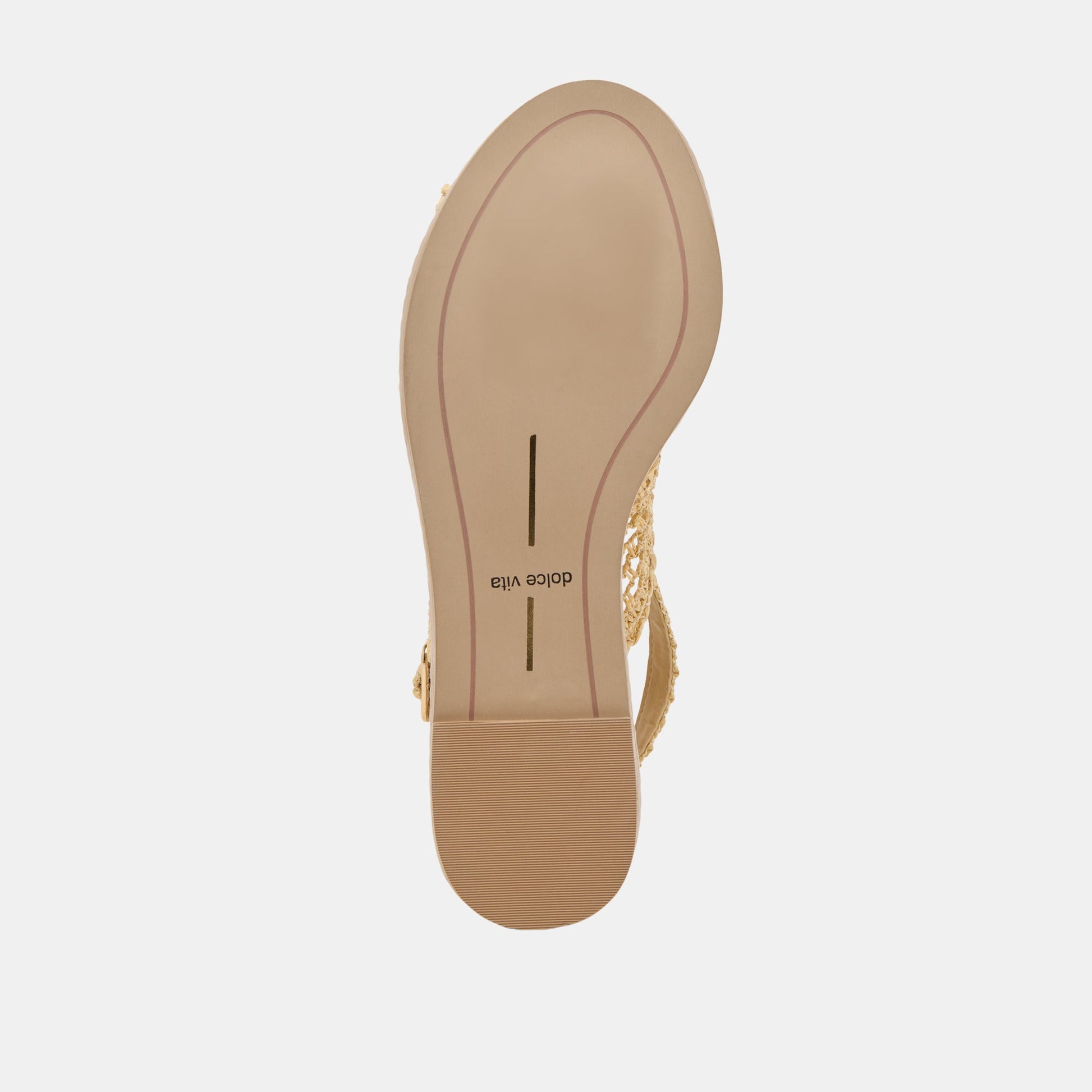 Dolce Vita DEXLER WEDGES LT NATURAL WOVEN RAFFIA