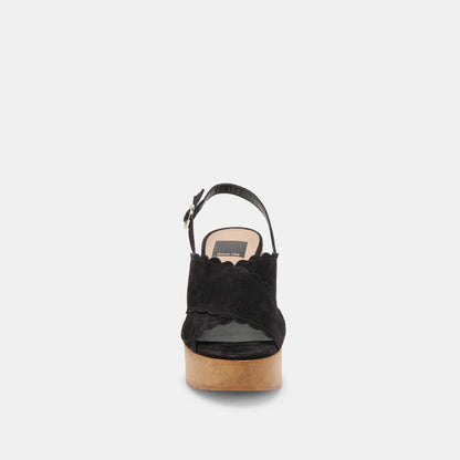 Dolce Vita DILION WEDGES BLACK NUBUCK
