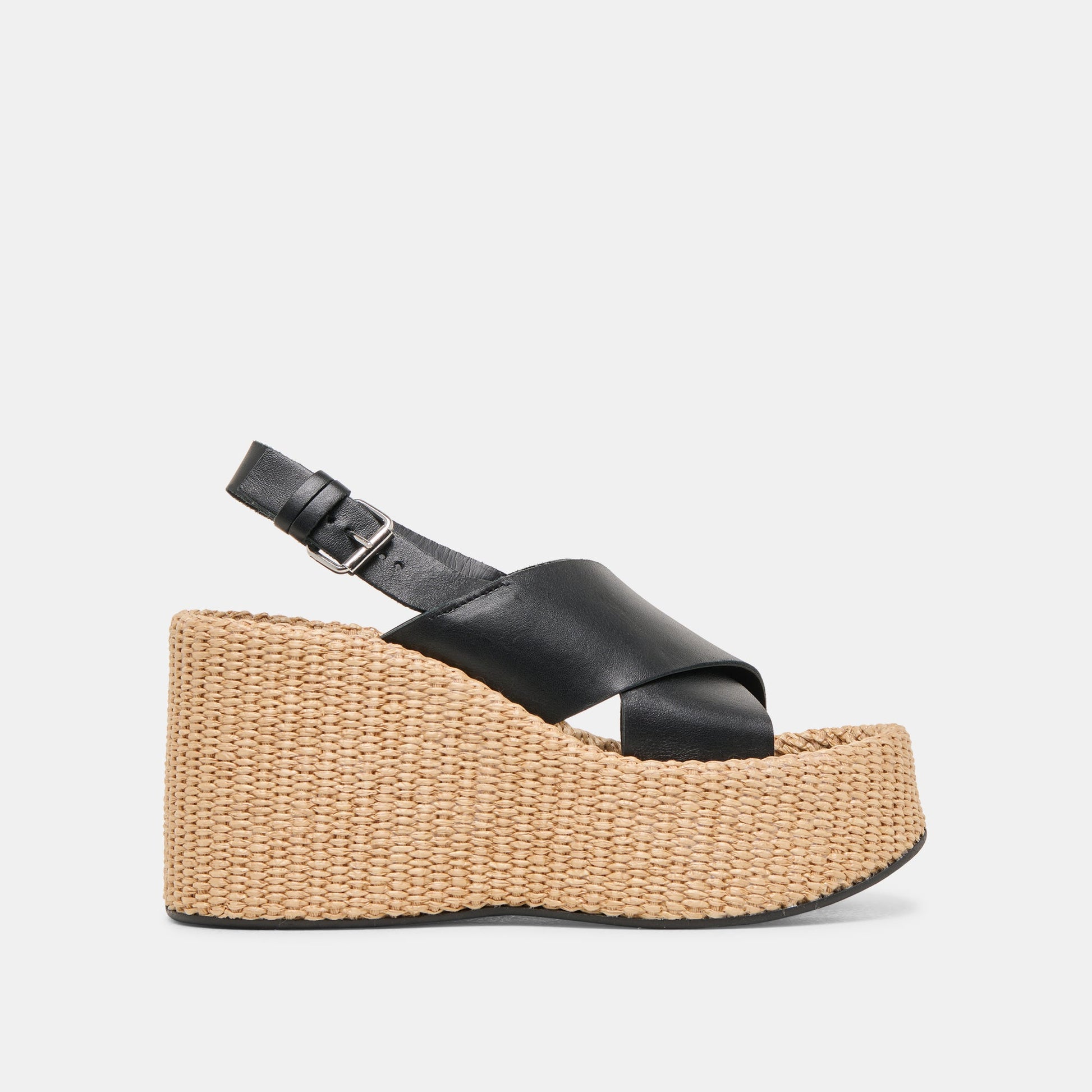Dolce Vita SKYLAR WEDGES BLACK LEATHER