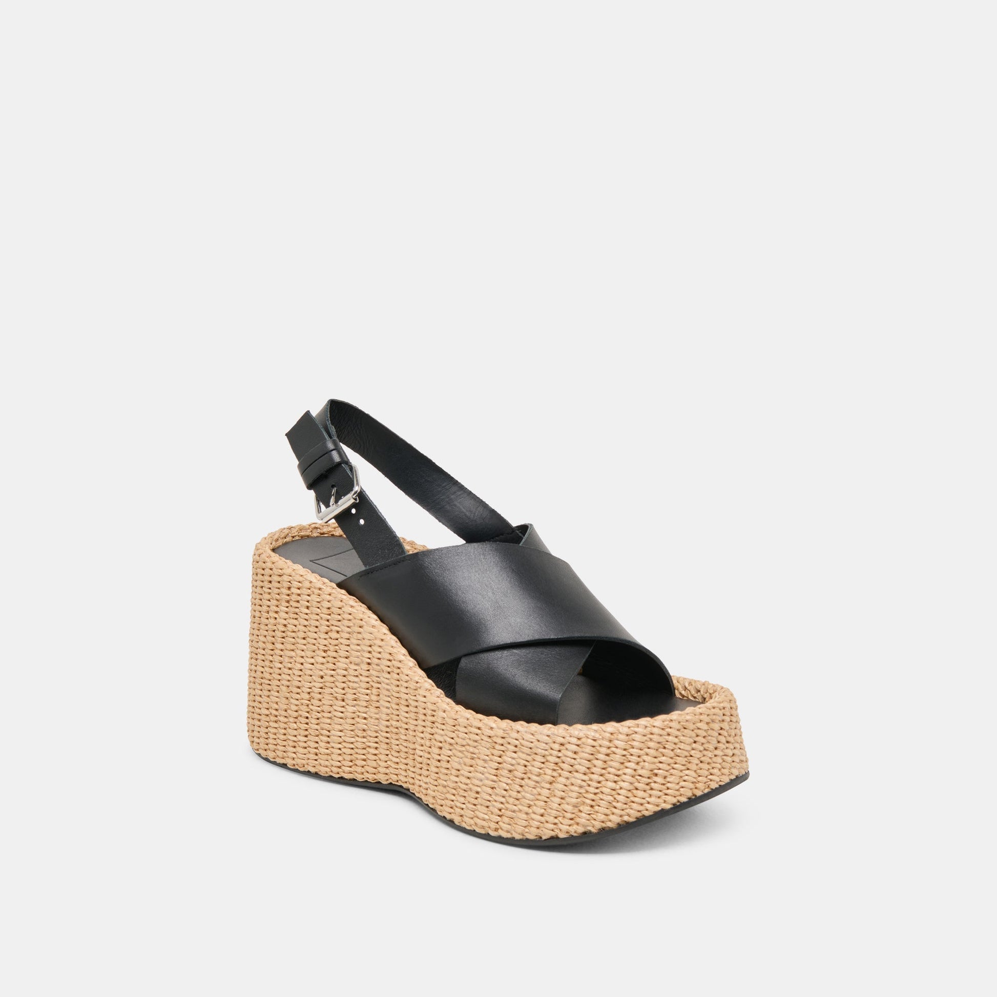 Dolce Vita SKYLAR WEDGES BLACK LEATHER