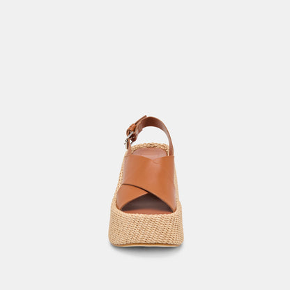 Dolce Vita SKYLAR WEDGES BROWN LEATHER