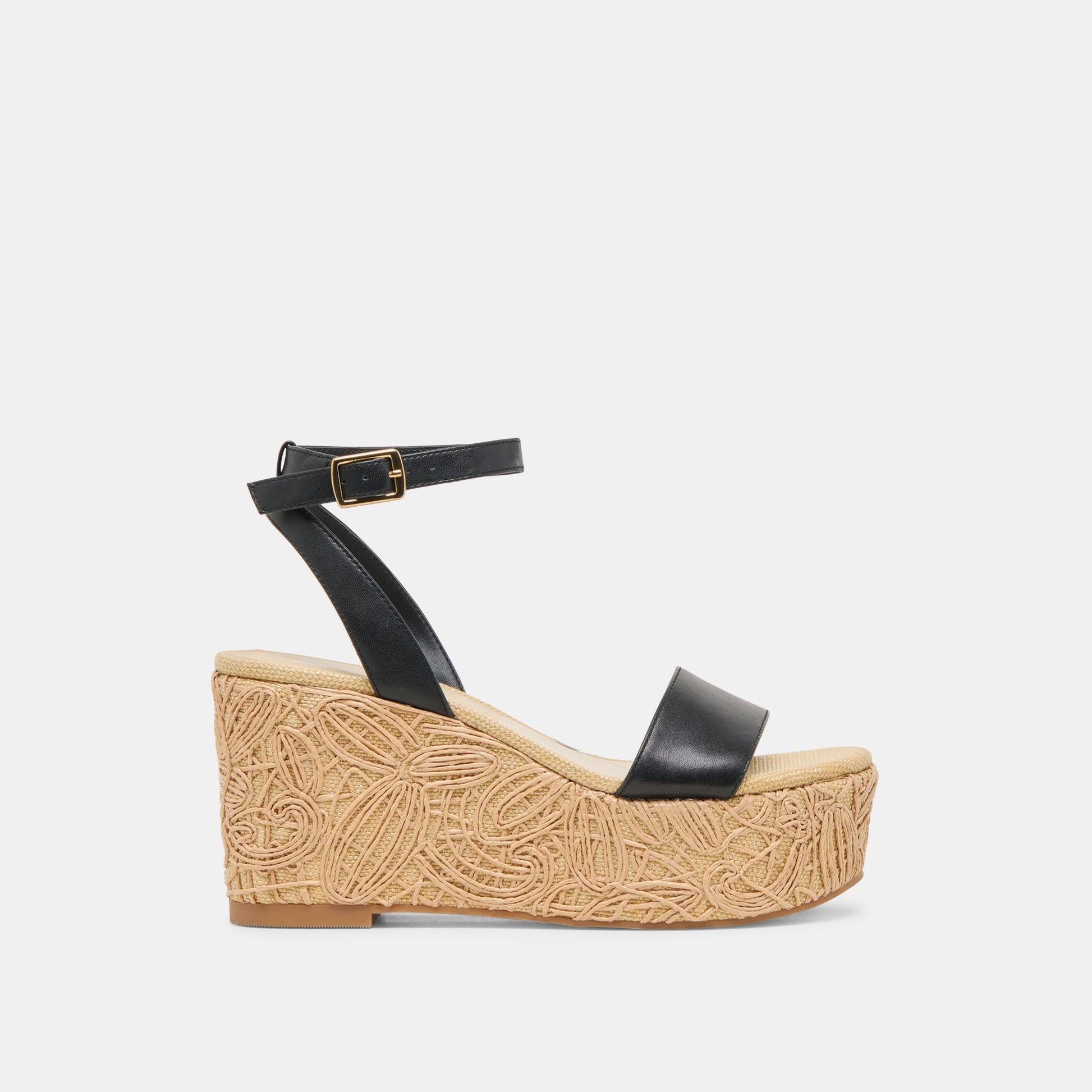 Dolce Vita TALISA WEDGES BLACK LEATHER