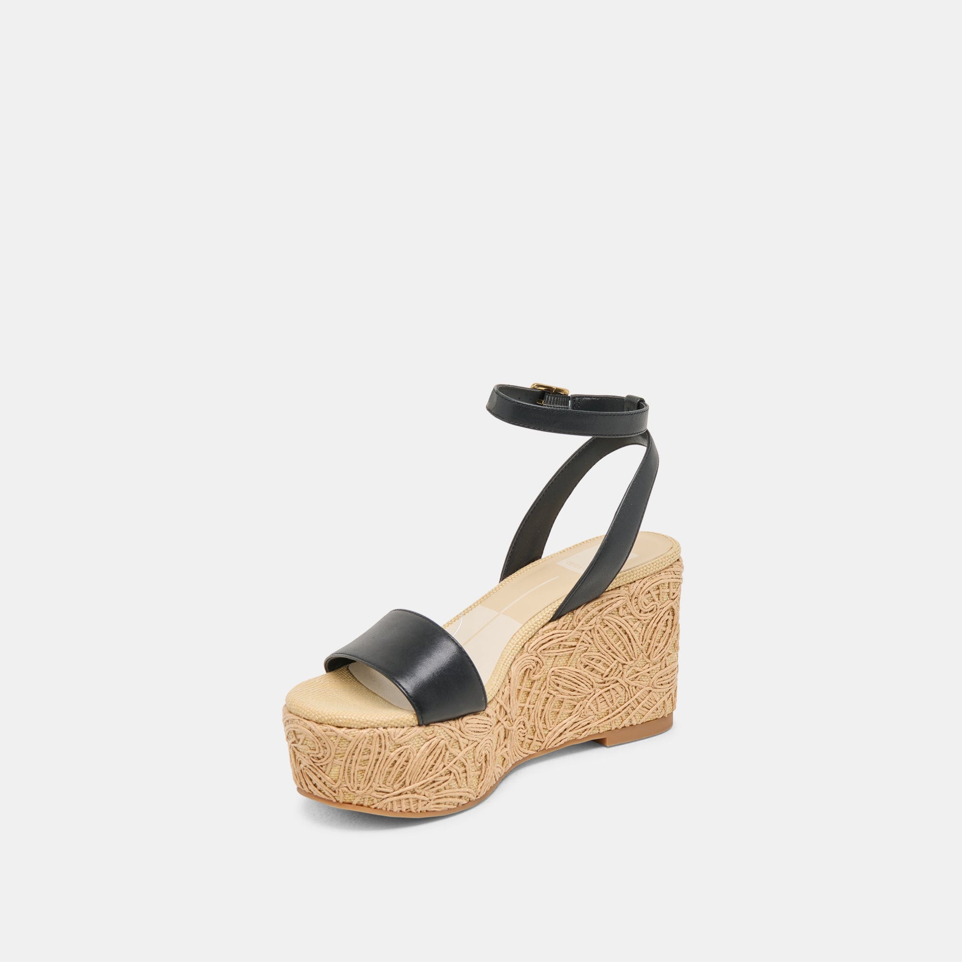 Dolce Vita TALISA WEDGES BLACK LEATHER